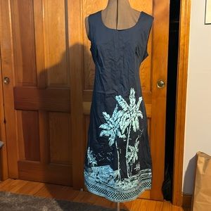 Women’s Disney Tiki Kingdom blue dress size 12